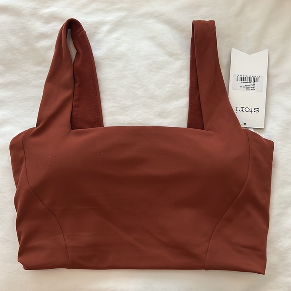 nwt stori cruise long line bra in color brandy size 6 - Picture 8 of 9